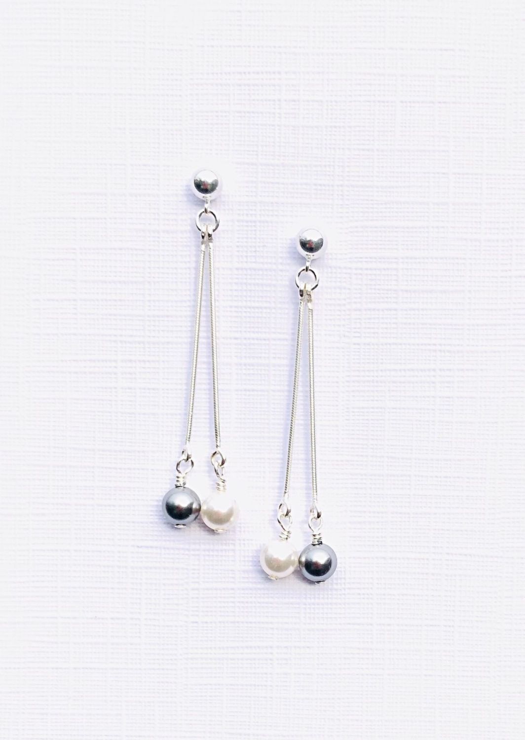 Earrings - Swarovski Pearls - Sterling Silver