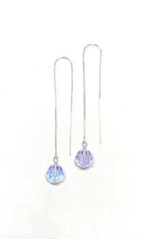 Earrings - Threader Style - Swarovski Crystal