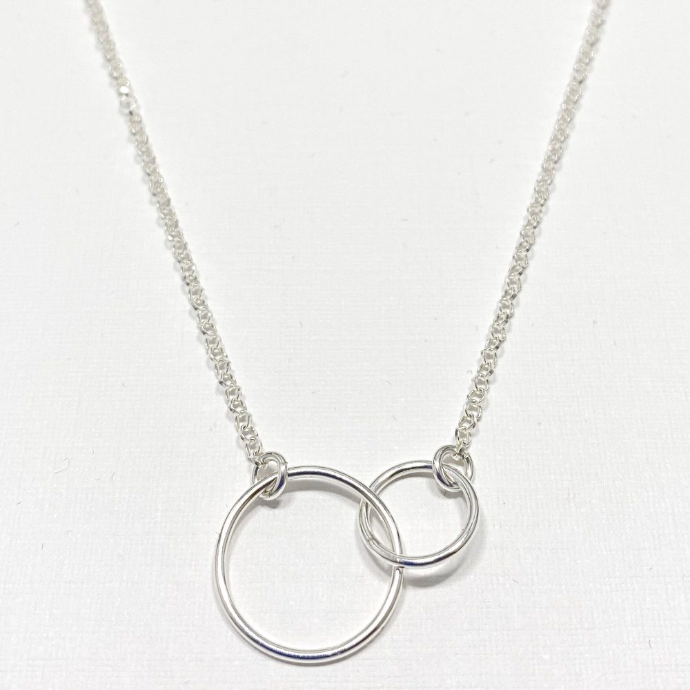 Necklace -  Circle Double Loop