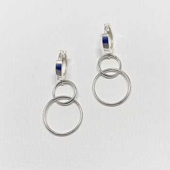 Earrings - Circle Double Loop 