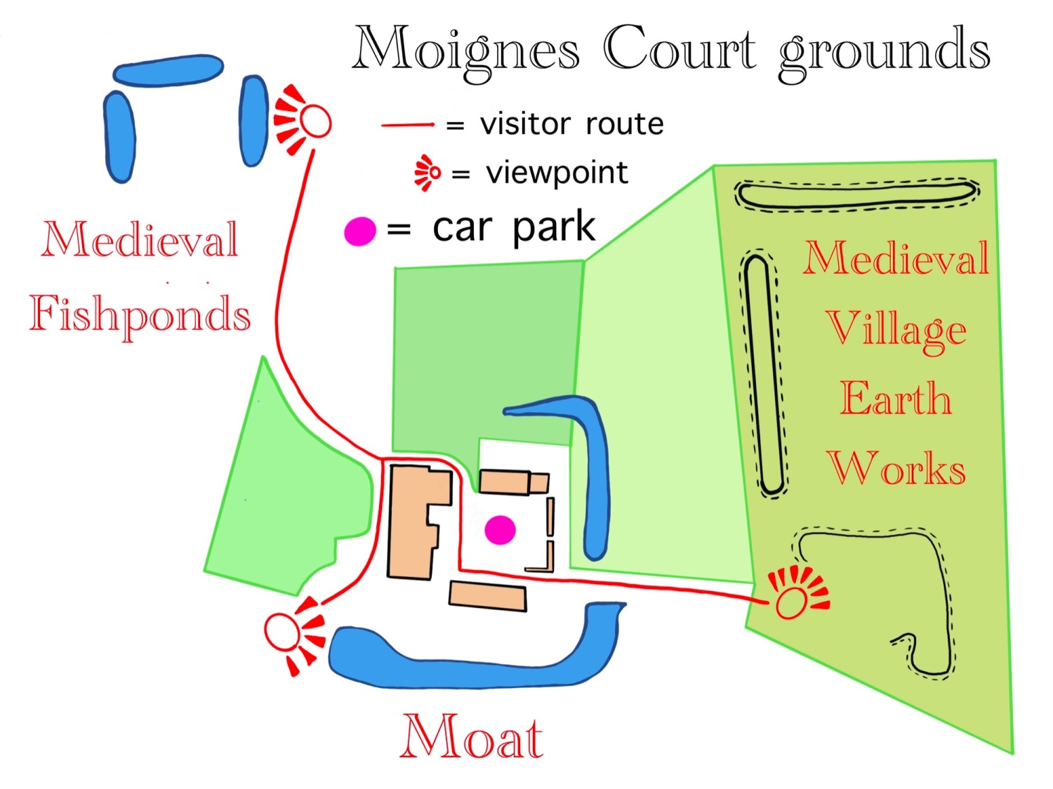 Visiting Moignes Court