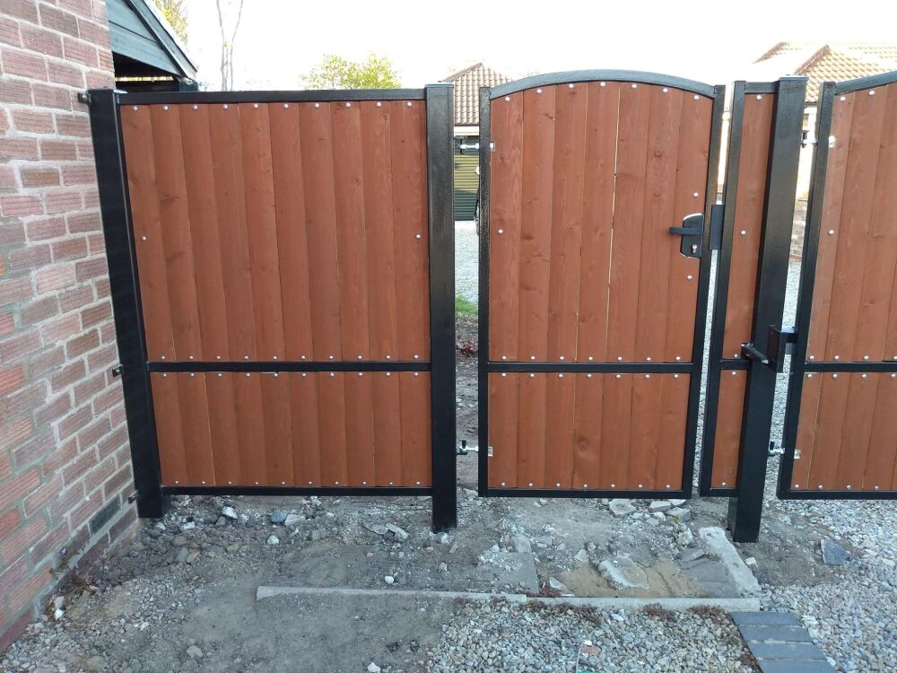 York Gates single gate and panel cw wood tg