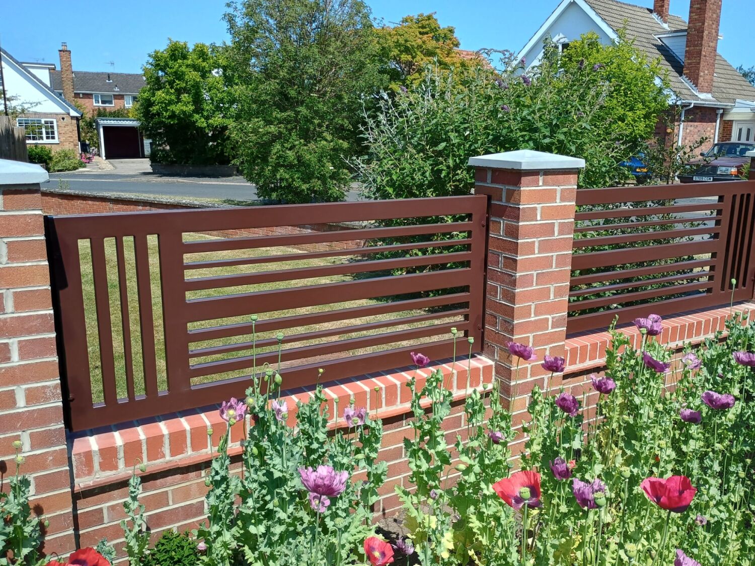 York Gates contemporary railing panels