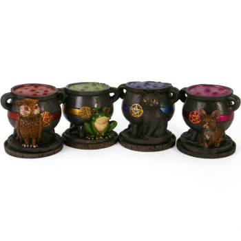 Witches Cauldron Incense Cone Burner - 4 Different Designs