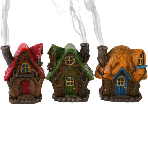 Fairy House Incense Cone Burner - 3 Different Designs