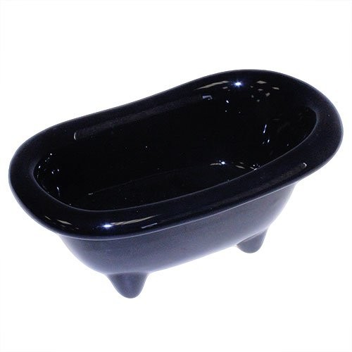 Black Mini Ceramic Bath