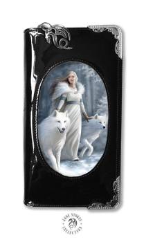 3D Lenticular Black PVC Purse - Winter Guardians - Anne Stokes