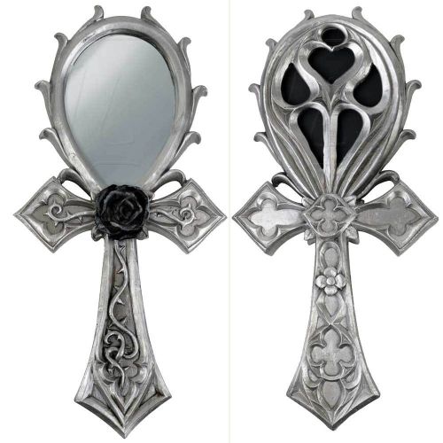 Gothic Ankh Mirror 