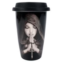 Gothic Prayer Travel Mug