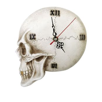 Tempore Mortis Skull Wall Clock