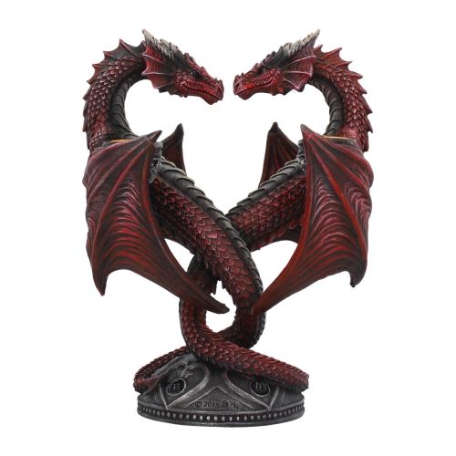 Special Edition Dragon Heart Twin Candle Holder - Anne Stokes