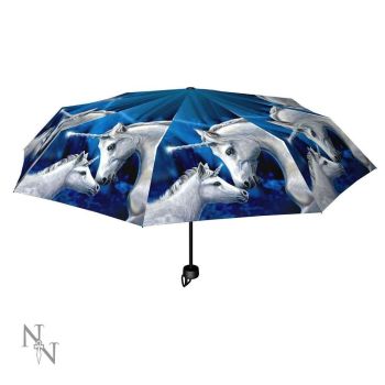 Sacred Love Compact/Telescopic Umbrella - Lisa Parker