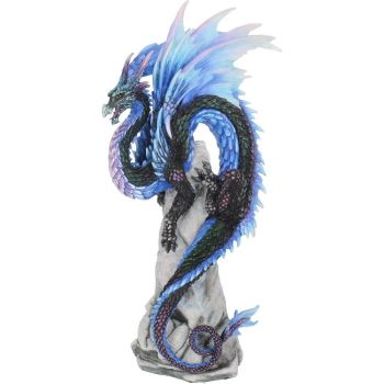 Sapphire Sentinel Dragon Figure - Andrew Bill - Nemesis Now
