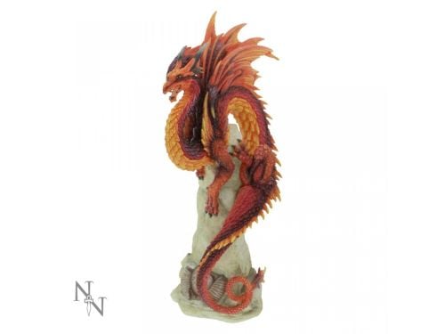 Sapphire Ruby Sentinel Dragon Figure - Andrew Bill - Nemesis Now