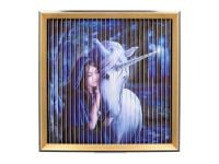 Stunning Anne Stokes Unicorn Kinetic Picture - Pure Heart/Solace/Blue Moon