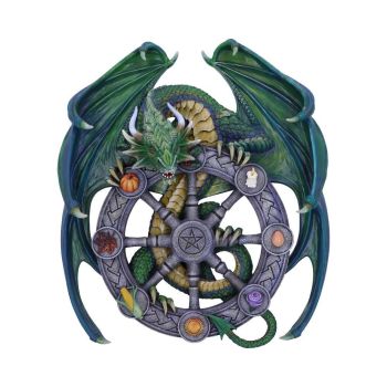Year of the Magical Dragon - Pagan Wheel of the Year Wall Plaque