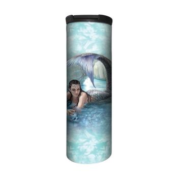Anne Stokes Barista Style Stainless Steel Thermos Flask - Hidden Depths - Mermaid