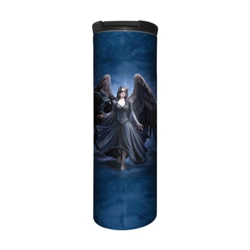 Anne Stokes Barista Style Stainless Steel Thermos Flask - Raven - Gothic An