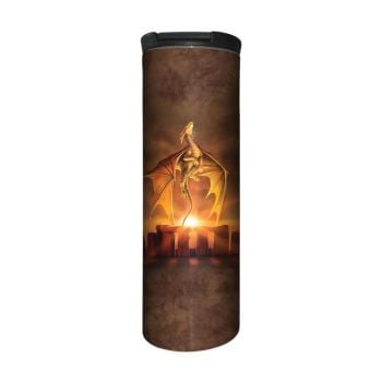 Anne Stokes Barista Style Stainless Steel Thermos Flask - Solstice - Dragon