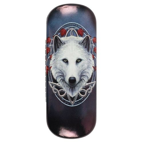 Guardian of the Fall Wolf Hard Glasses Case - Lisa Parker