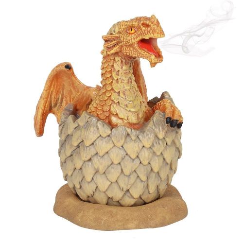 Hatchling Yellow Dragon Incense Cone Burner - Anne Stokes
