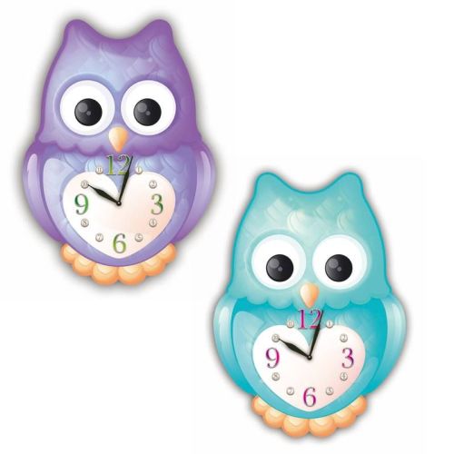 Cute Owl Shaped Wall Clock designed by Ted Smith