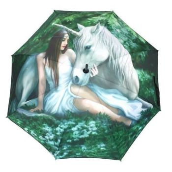 Pure Heart Large Umbrella - Anne Stokes