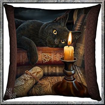 Stunning Witching Hour Cat Cushion - Lisa Parker - Nemesis Now
