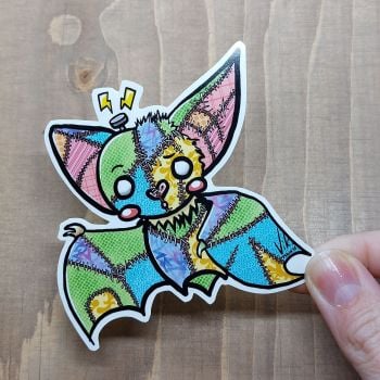 Patchwork Bat - approx. 8cm²