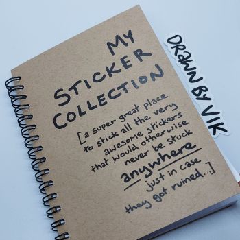 My Sticker Collection Notebook