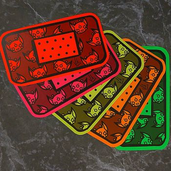 Alien Plaster - Neon Green