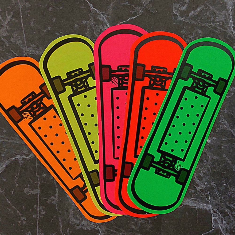 Skateboard Plaster - Neon Green