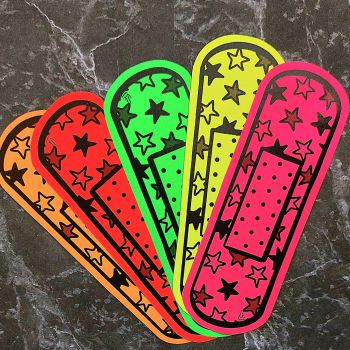Starry Plaster - Neon Green