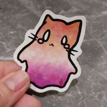 Pride - Lesbian Ghost Cat