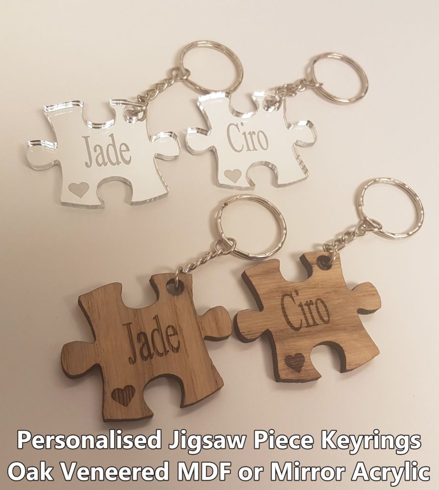 Jigsaw Piece, 1 x Keyring