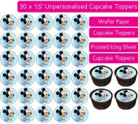 Baby Mickey - 30 Cupcake Toppers