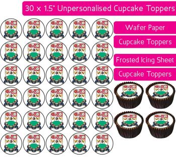 Barnet Football - 30 Cupcake Toppers