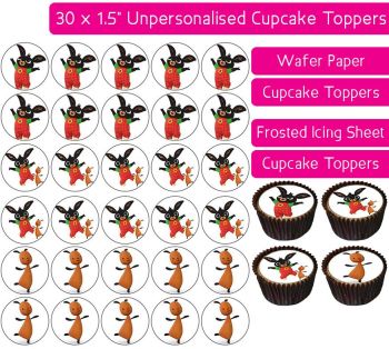 Bing Cbeebies - 30 Cupcake Toppers