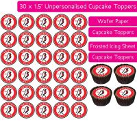 Bristol City Football - 30 Cupcake Toppers