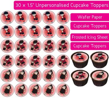 Dennis The Menace - 30 Cupcake Toppers
