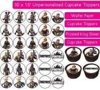 Fortnite - 30 Cupcake Toppers