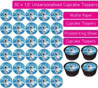 Frozen Olaf - 30 Cupcake Toppers