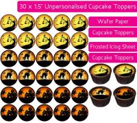 Halloween - 30 Cupcake Toppers