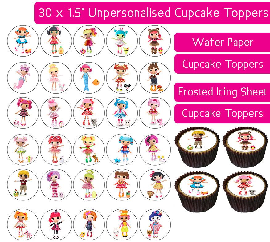 Lalaloopsy - 30 Cupcake Toppers