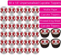Leyton Orient Football - 30 Cupcake Toppers