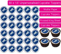 Millwall Football - 30 Cupcake Toppers