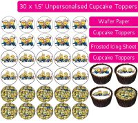 Minions - 30 Cupcake Toppers