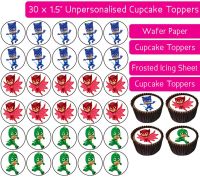 PJ Masks - 30 Cupcake Toppers