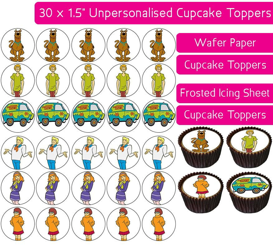 Scooby Doo - 30 Cupcake Toppers