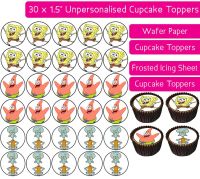 Spongebob Squarepants - 30 Cupcake Toppers